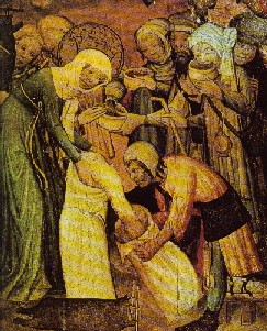 elisabeth of thuringen handing out food caring poor middle ages
