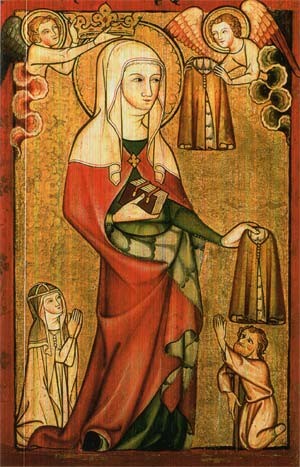 elisabeth of thuringen handing out clothes caring poor middle ages