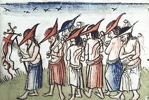 procession flagellants 1349