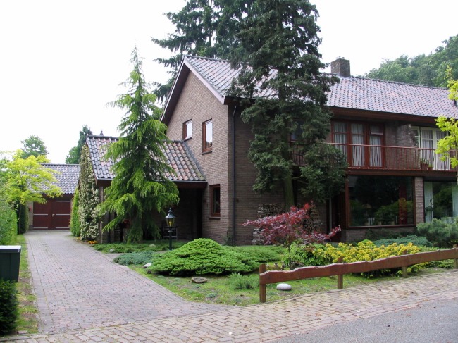 huis en tuin achtertuin