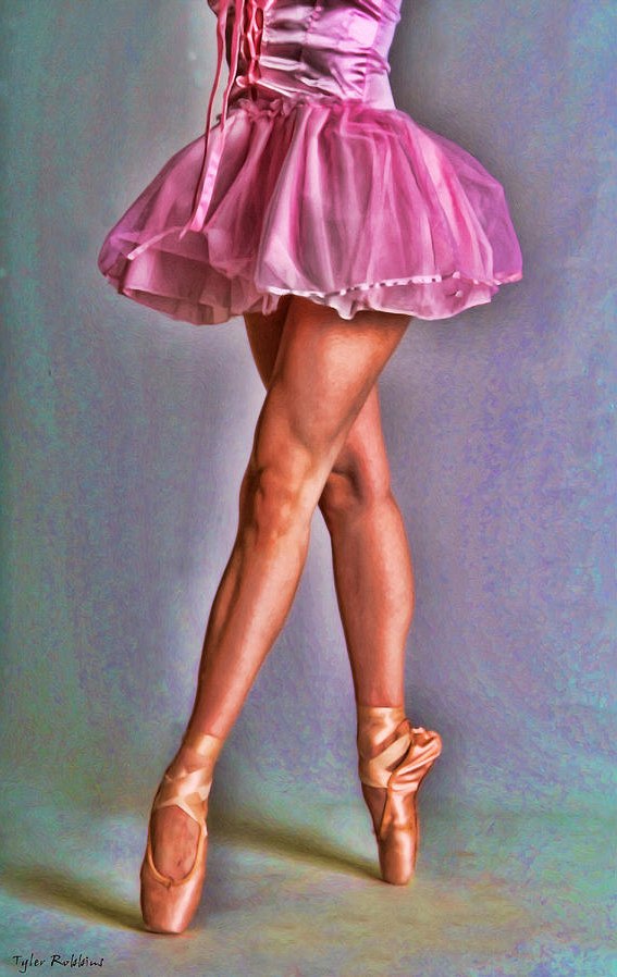 lichaam benen ballerina schilderij