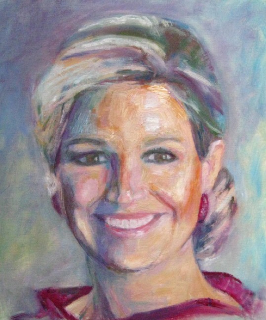 schilderij gezicht maxima